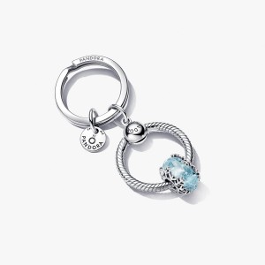 Multicolor Pandora Moments Snowflake Key Charm Holders | VHICXR-731