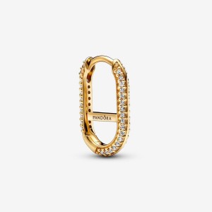 Rose gold plated Pandora ME Pave Band Rings | XBTRUY-487