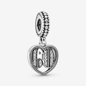 Sterling silver Pandora 60th Celebration Dangle Charms | DEXINT-195