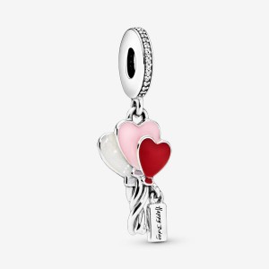 Sterling silver Pandora Balloons Dangle Charms | FQVEGH-479