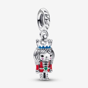 Sterling silver Pandora Festive Nutcracker 2022 Dangle Charms | FWYLJS-485