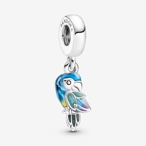 Sterling silver Pandora Jungle Paradise Parrot Dangle Charms | AWDSCF-069