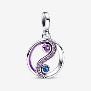 Sterling silver Pandora ME Balance Yin & Yang Medallion Pendants | BTMHOI-281