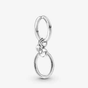 Sterling silver Pandora Moments Key Charm Holders | HOVMBQ-569