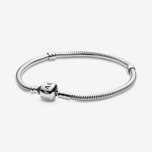 Sterling silver Pandora Moments Snake Charm Holders | YZQGWB-537