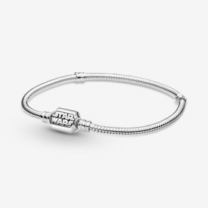 Sterling silver Pandora Moments Star Wars Snake Clasp Charm Holders | JHTUAG-512