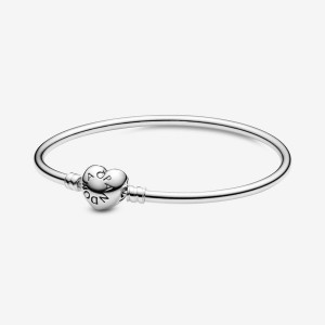 Sterling silver Pandora Moments with Logo Clasp Charm Holders | PUEXNC-269