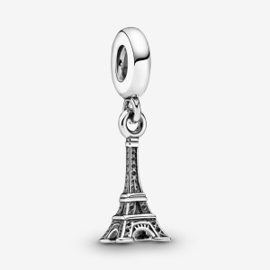 Sterling silver Pandora Paris Eiffel Tower Dangle Charms | TWAZMK-513