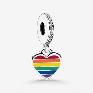 Sterling silver Pandora Pride Dangle Charms | CTKXIP-703