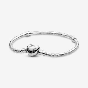 Sterling silver Pandora with Clasp Charm Holders | CJKLOZ-834