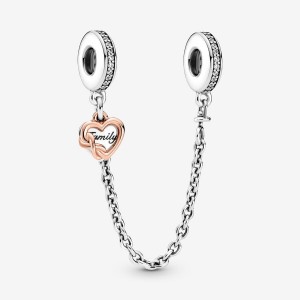 Two-tone Pandora Family Safety Chains | KRMEAL-695