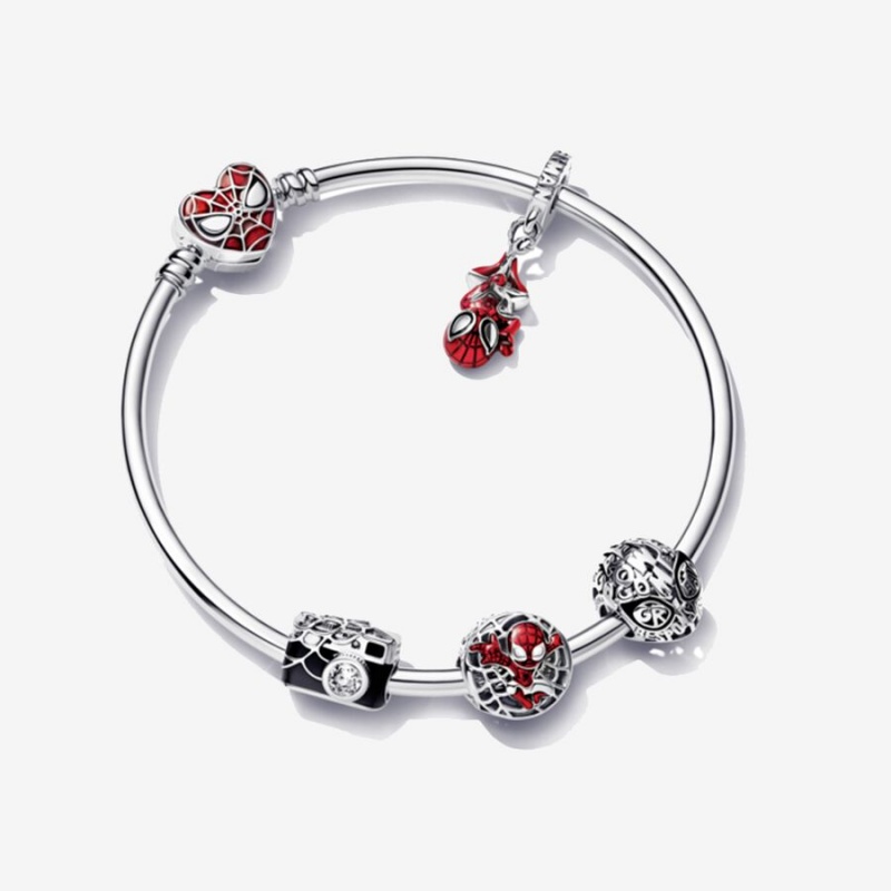 Multicolor Pandora Marvel Spider-Man Full Collection Best Seller Bracelets | CDQNOA-978