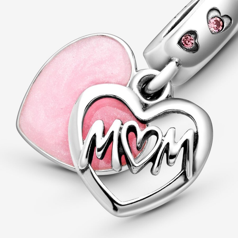 Multicolor Pandora Script Mom Charm Holders | LKZTSR-736