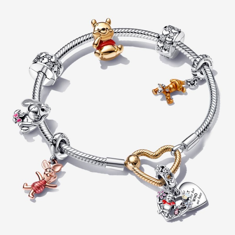 Multicolor Pandora Winnie the Pooh Charm Holders | QSNXED-219