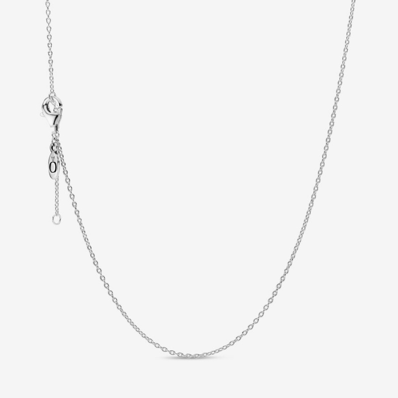 Rose gold plated Pandora Classic Cable Chain Necklaces | CLYIGR-284