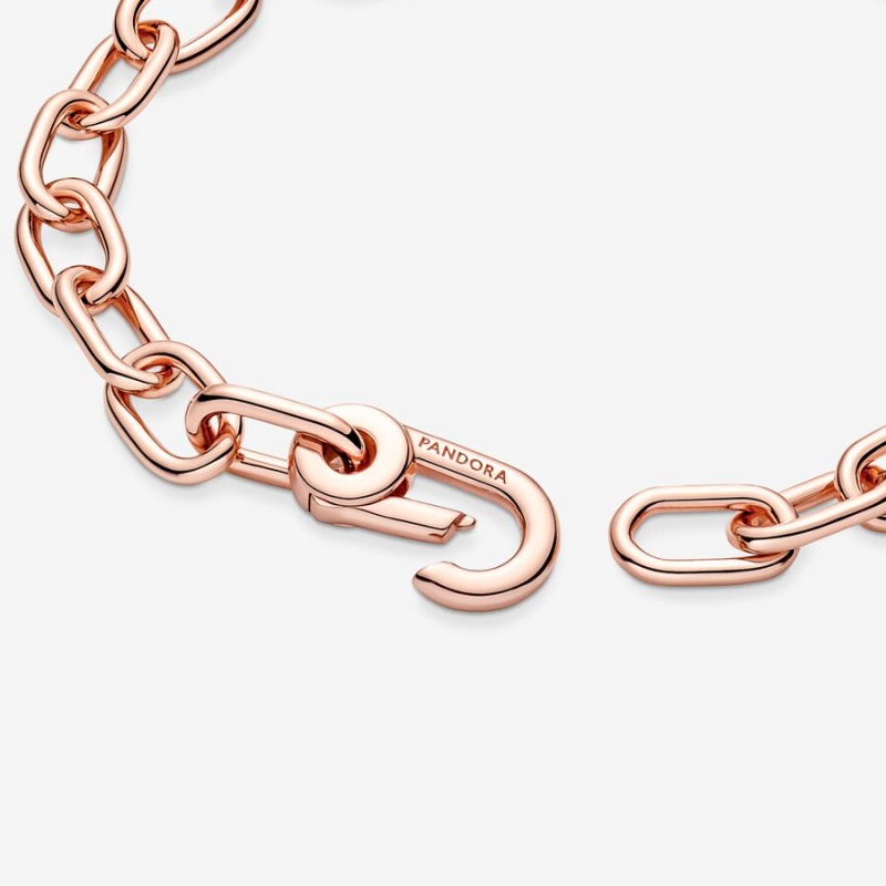 Rose gold plated Pandora ME Link Bracelets | GMTDSA-305