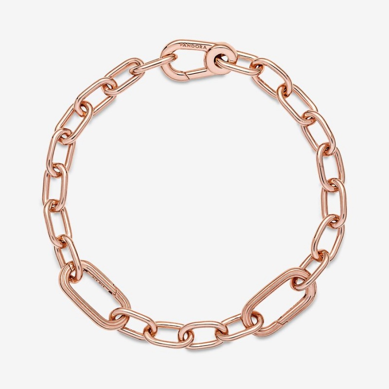 Rose gold plated Pandora ME Link Bracelets | GMTDSA-305