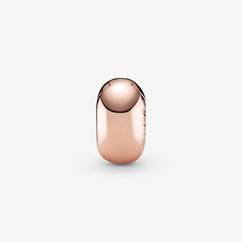 Rose gold plated Pandora Pink Clip Clips | LMZPXE-301