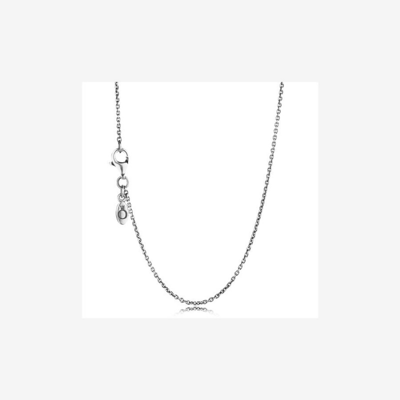 Sterling silver Pandora Adjustable Chain Necklaces | EOFPGW-089