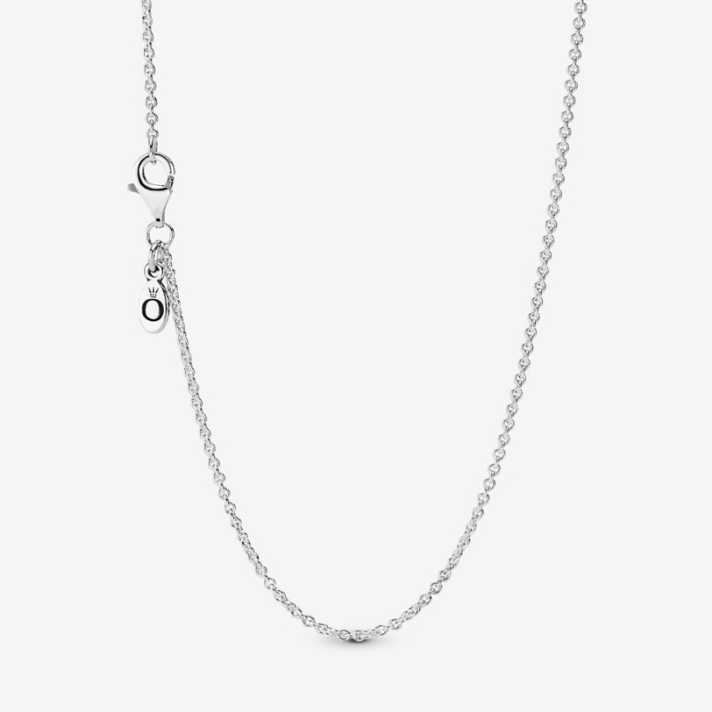 Sterling silver Pandora Adjustable Chain Necklaces | EOFPGW-089