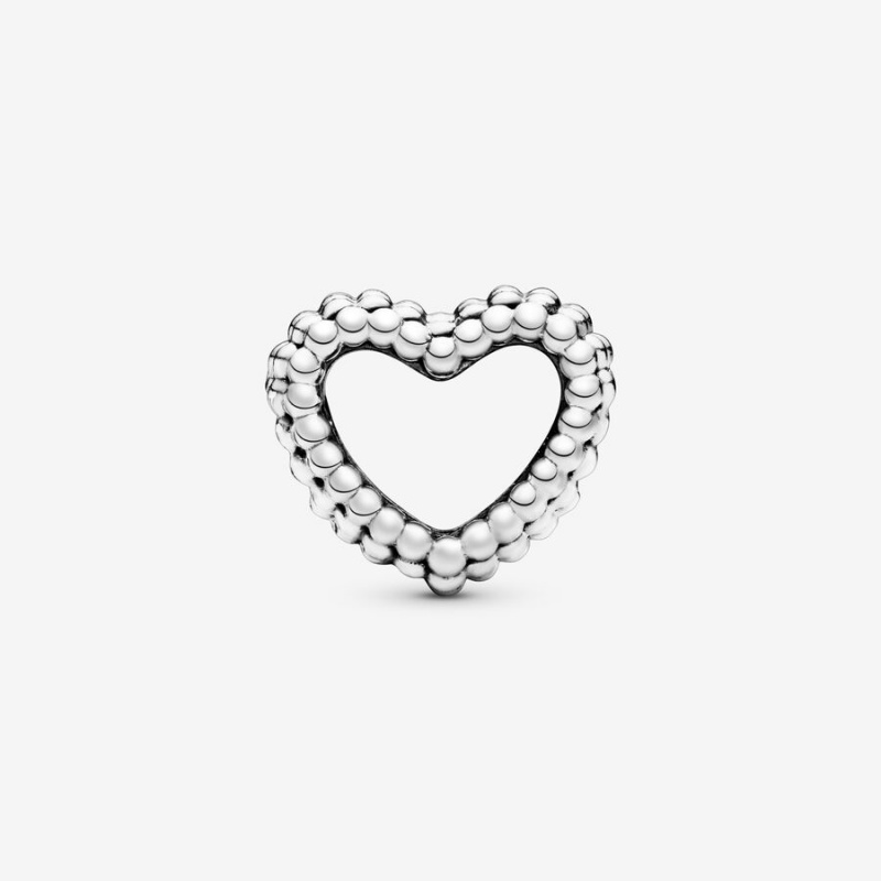 Sterling silver Pandora Beaded Open Charms | TXSHPZ-365