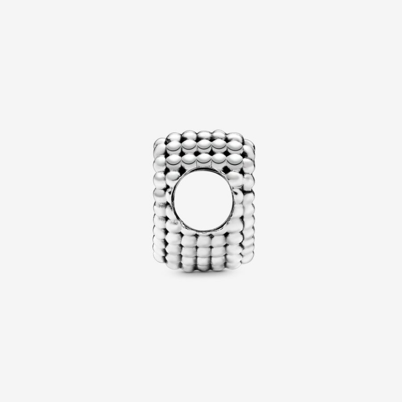 Sterling silver Pandora Beaded Open Charms | TXSHPZ-365