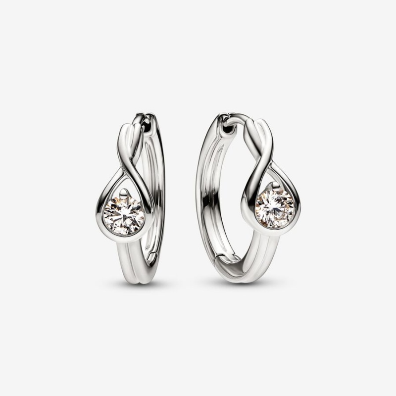 Sterling silver Pandora Brilliance 0.50 ct tw Earrings | RIPOLQ-306