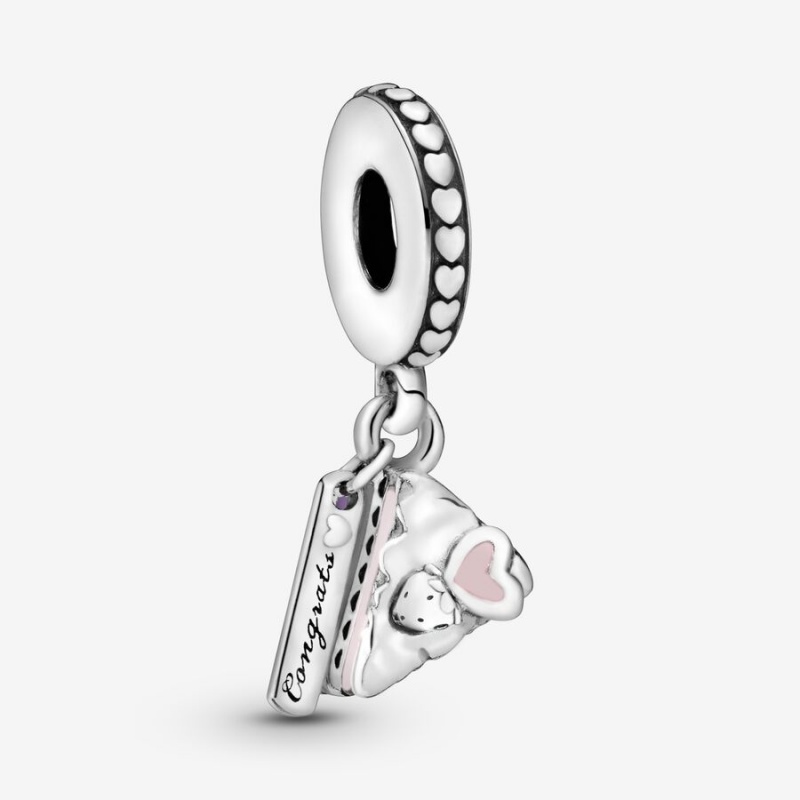 Sterling silver Pandora Celebration Cake Dangle Charms | MVJCGZ-725