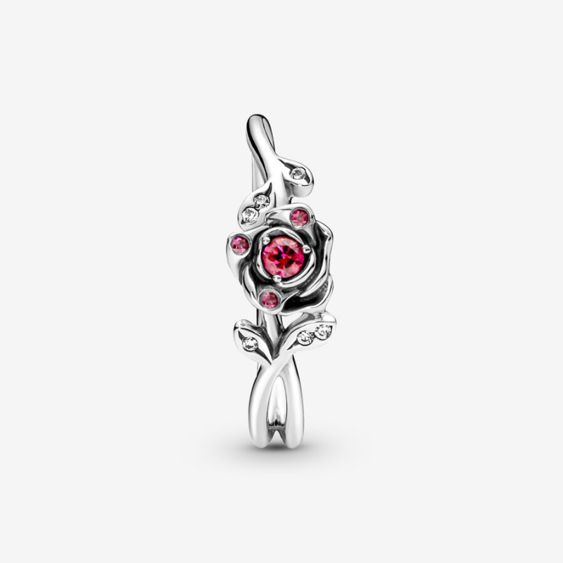 Sterling silver Pandora Disney Beauty the Beast Pinky Rings | NEXHCZ-206