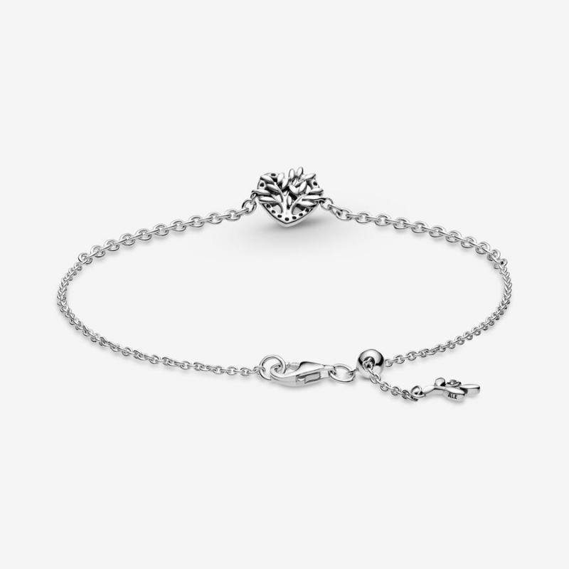 Sterling silver Pandora Family Tree Safety Chains | FOAQMZ-371