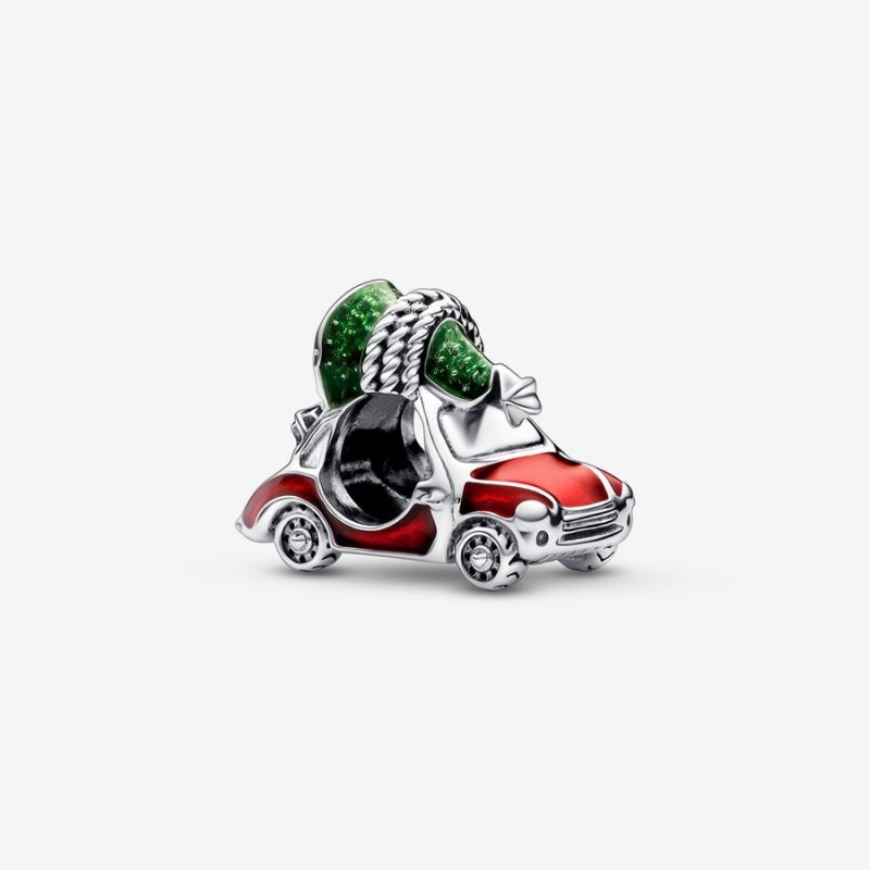 Sterling silver Pandora Festive Car & Christmas Tree Charms | XWCANK-807