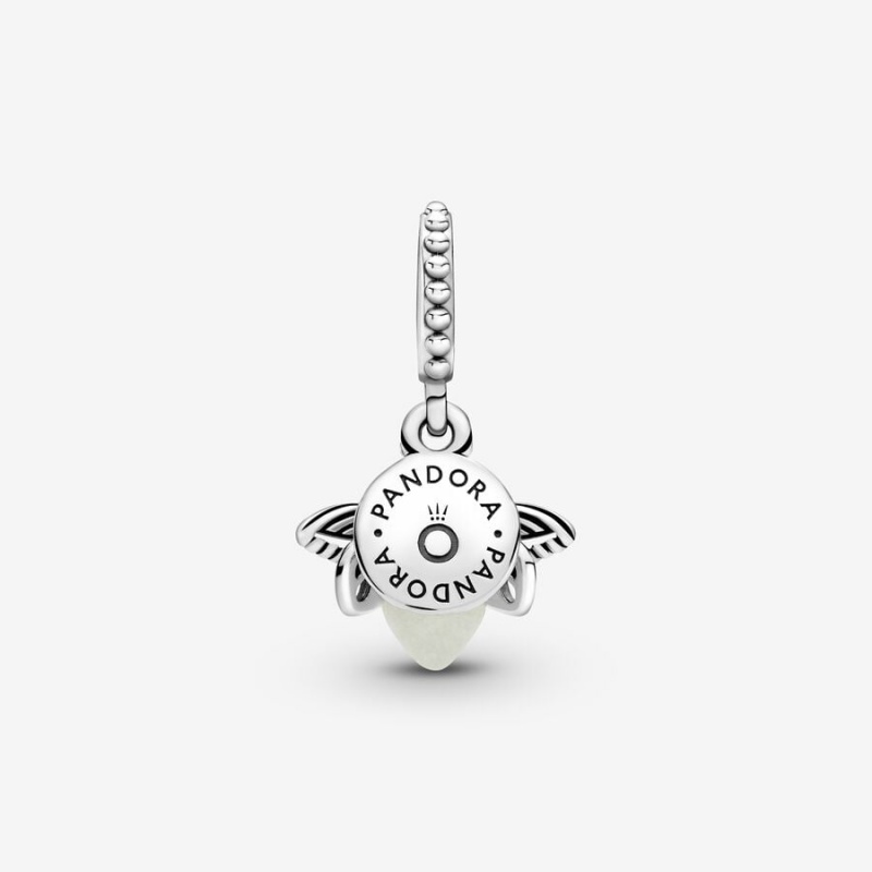 Sterling silver Pandora Glow-in-the-dark Firefly Dangle Charms | UDOFJX-613