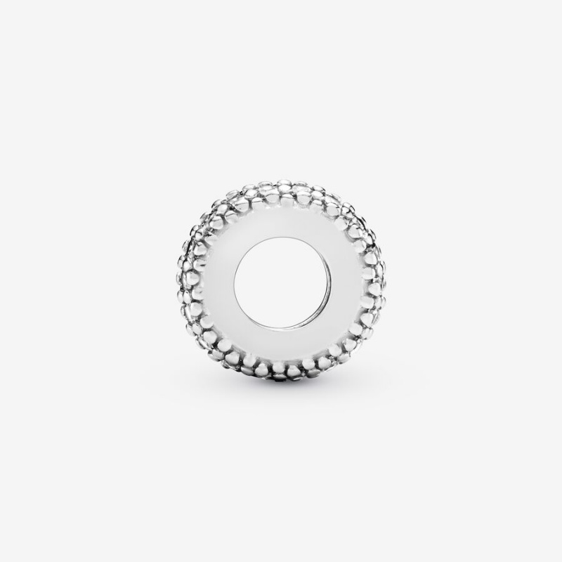 Sterling silver Pandora Inspiration Within with Clear CZ Spacer Charms | WIZJXN-748