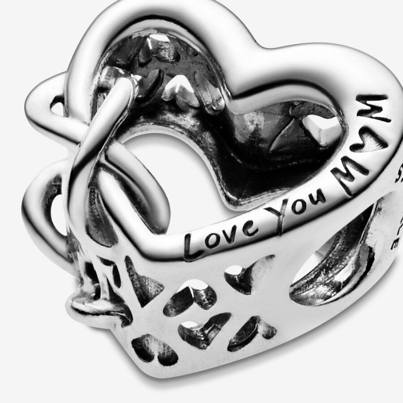 Sterling silver Pandora Love You Mum Infinity Charms | ZTHVOU-872