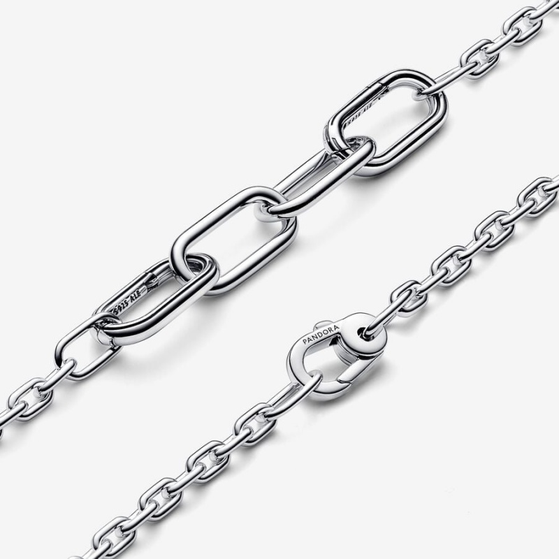 Sterling silver Pandora ME Slim Link Bracelets | PDGEOL-137