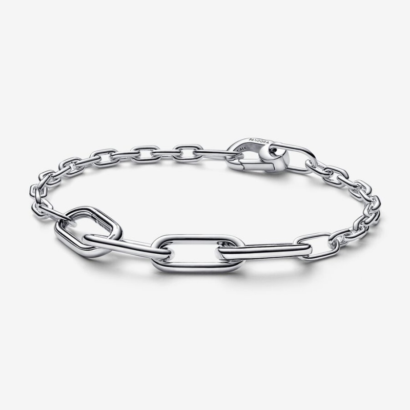 Sterling silver Pandora ME Slim Link Bracelets | PDGEOL-137