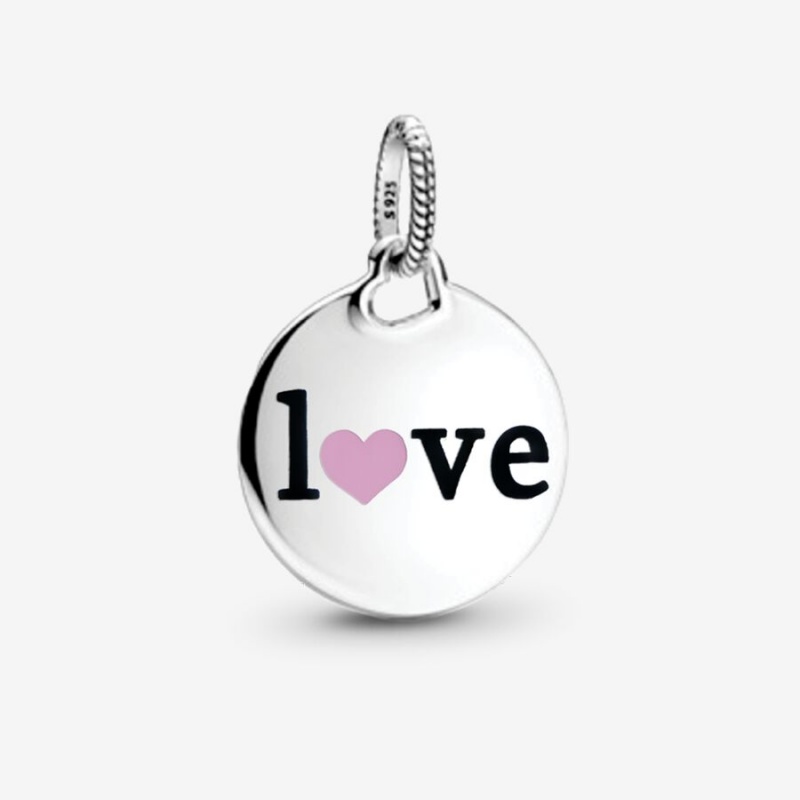 Sterling silver Pandora Mama Love Pendants | JBQMSC-658