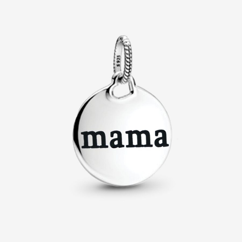 Sterling silver Pandora Mama Love Pendants | JBQMSC-658