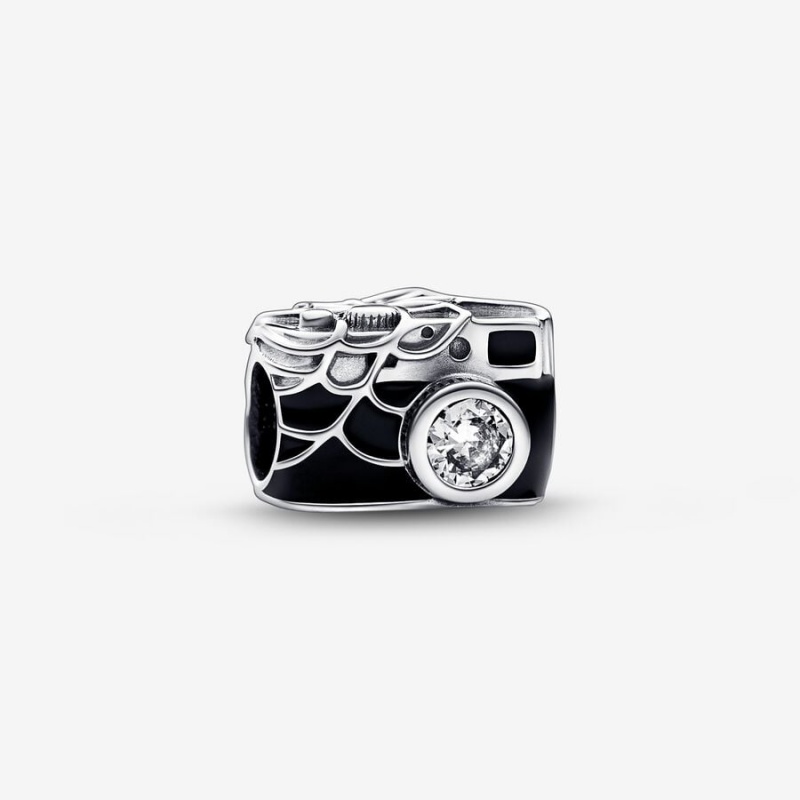 Sterling silver Pandora Marvel Spider-Man Camera Selfie Charms | FWNYDH-375