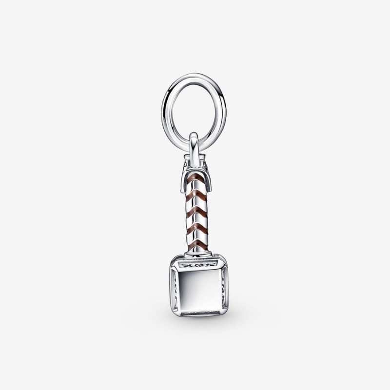 Sterling silver Pandora Marvel The Avengers Thor's Hammer Dangle Charms | LYQTHA-724