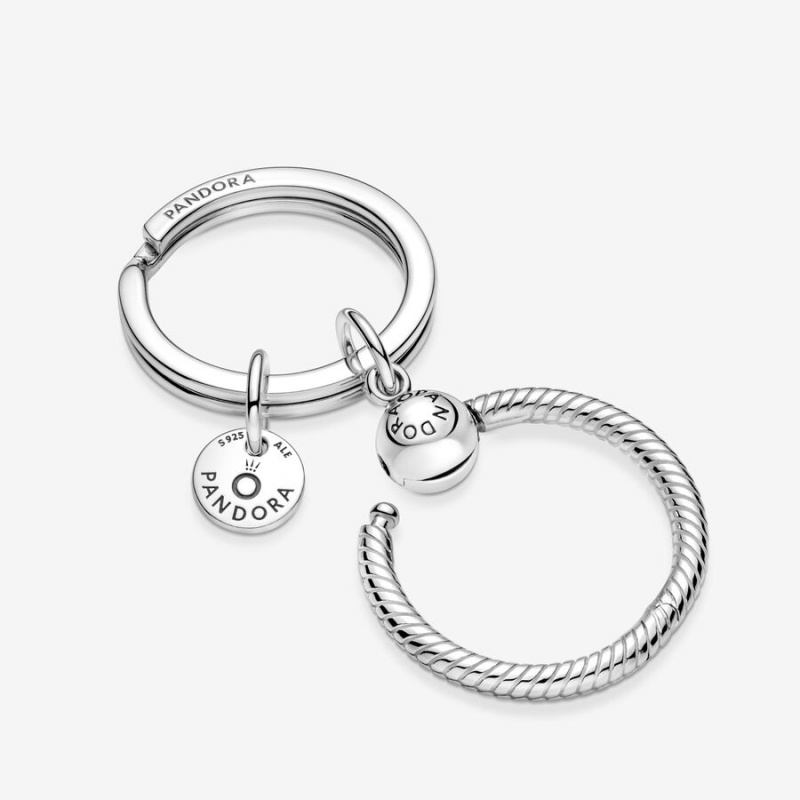 Sterling silver Pandora Moments Key Charm Holders | WJPMIX-520