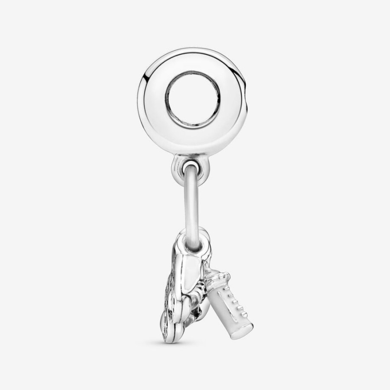 Sterling silver Pandora My Little Baby Dangle Charms | OWIZJK-874