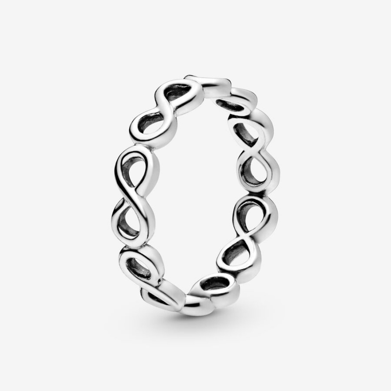 Sterling silver Pandora Simple Infinity Band Rings | HPORNG-501