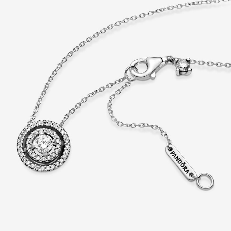 Sterling silver Pandora Something New Necklace & Earring Sets | CHUBQY-154