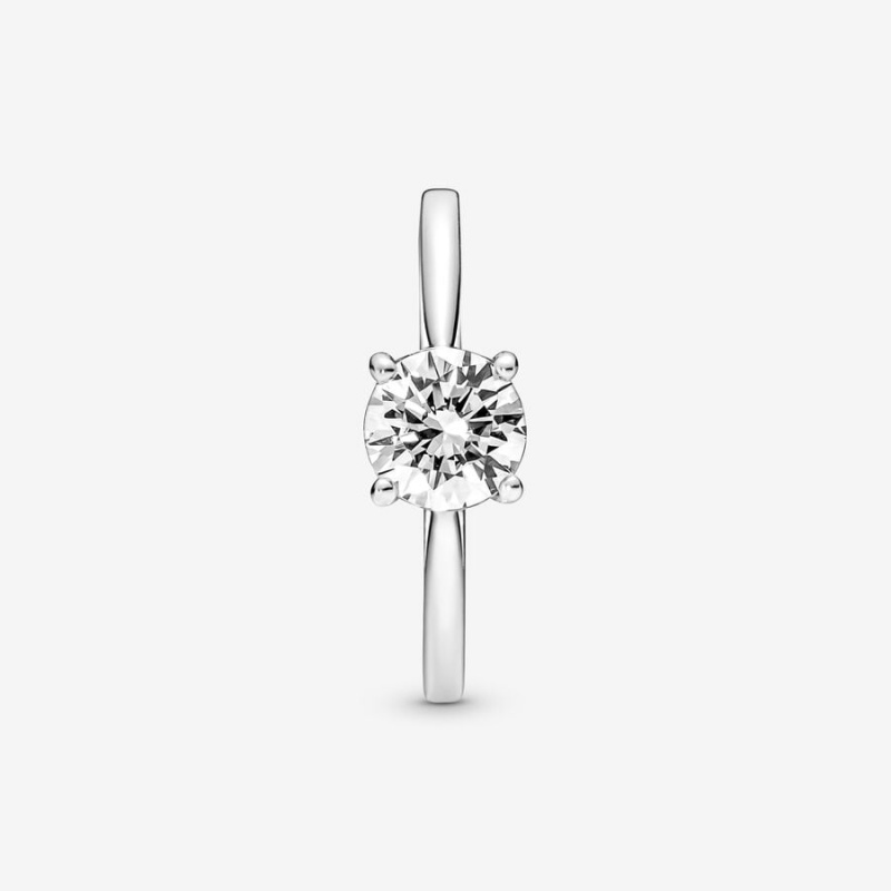 Sterling silver Pandora Sparkling Hoop Earrings | JMADKB-405