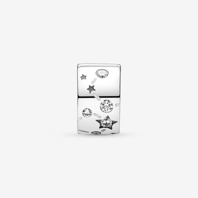 Sterling silver Pandora Stars & Galaxy Clip Clips | WTZLYI-829