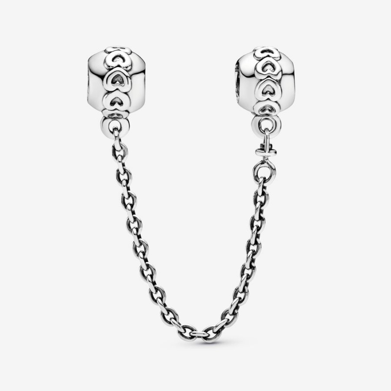 Sterling silver Pandora of Hearts Safety Chains | GBIMNW-706