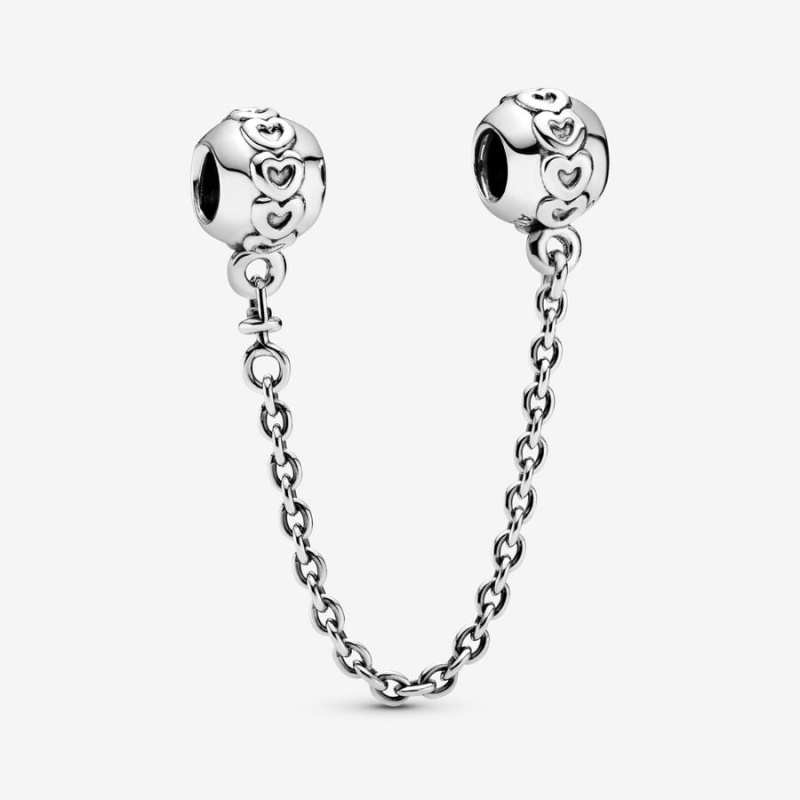 Sterling silver Pandora of Hearts Safety Chains | GBIMNW-706