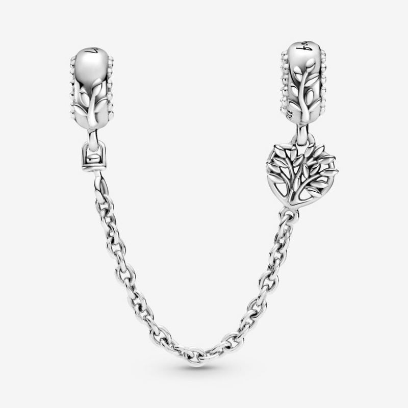 Two-tone Pandora Family Tree Dangle Charms | VYUOKB-401